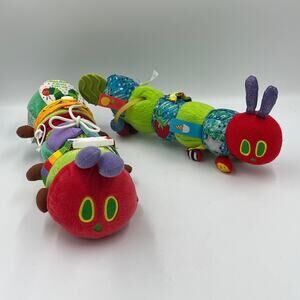 World of Eric Carle Very Hungry Caterpillar 2 Plush Toys Developmental Activity